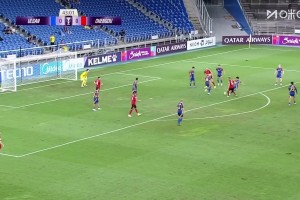 来啦❤️！蓉城收获队史亚冠正赛首球，德尔加多抽射破门